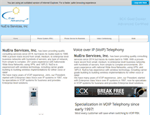 Tablet Screenshot of nueravoip.net